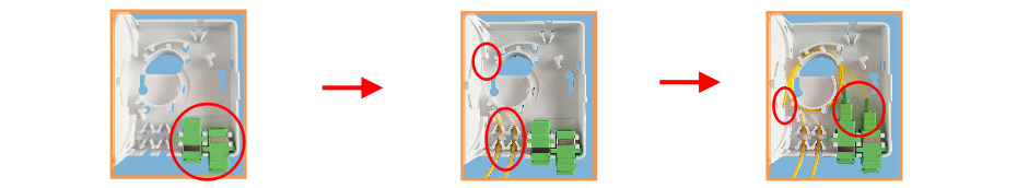 FTTH socket panel GMPB-E8