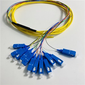 12cores Bundles Fiber Optic Pigtails