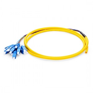 SC/UPC12 Fibers Bunch OS2 PVC 0.9mm 1.5m Fiber optic Pigtail