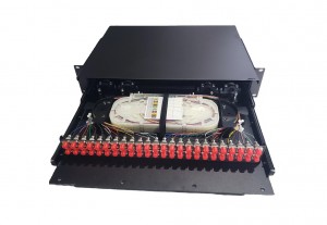 FTTH 19″ ODF 48 Core FC Fiber Distribution Frame Fiber Optic Patch Panel