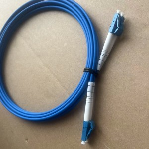 LC upc to lc upc duplex os2 single mode armored riser OFCR 3.0mm patch cable duplex 3m