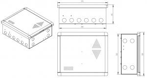 High Quality China 1X8 FTTH Waterproof Fast Connector Nap Box 8 Port Optical Fiber Termination Box