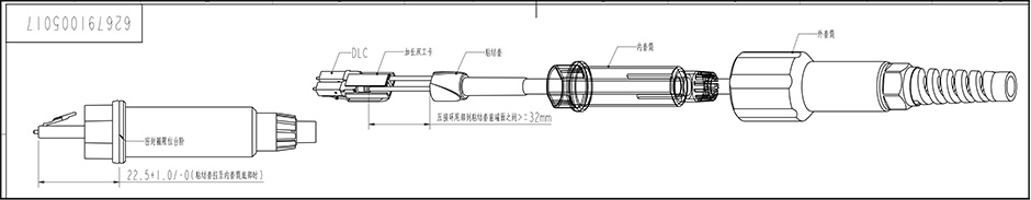 FTTA jumper-PDLC-DLC Fiber Outdoor Patch ledning13