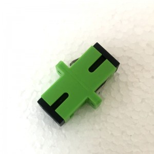 100% Original Dual Core Plastic Sc/APC to Sc/APC Duplex Fiber Optic Adapter