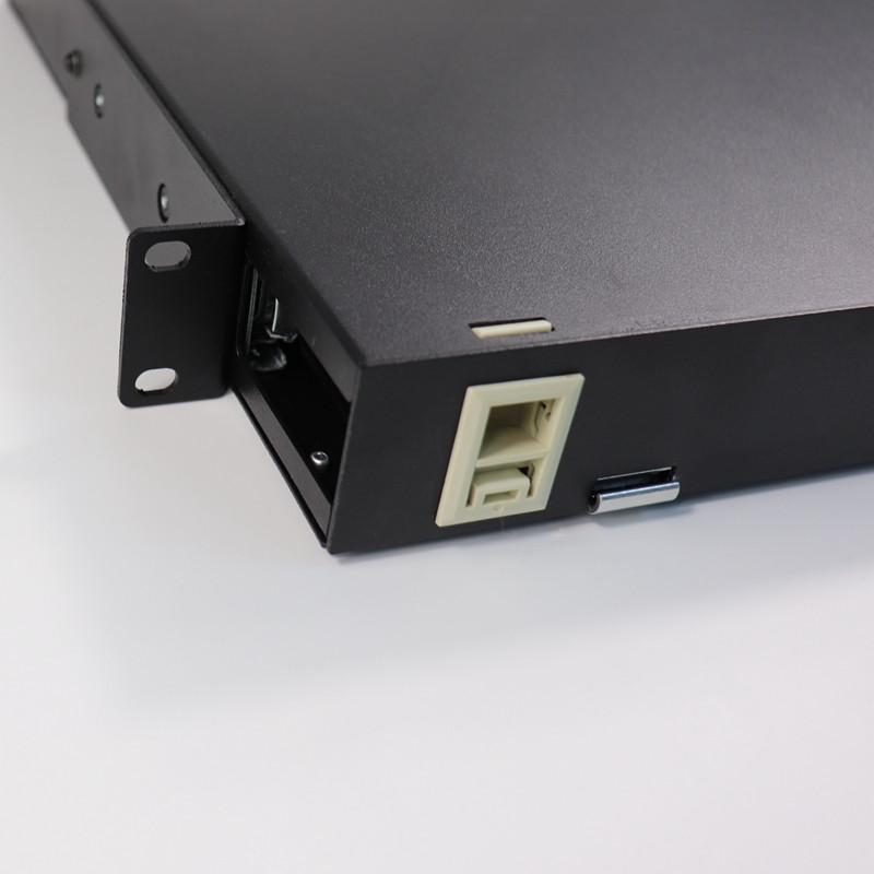 Wholesale China Patch Panel Fiber Manufacturers Suppliers – Factory Sales Rack Mount Fiber Termination Box – HTLL detail pictures