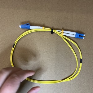 LC/UPC-LC/UPC Duplex OS2 Single Mode PVC (OFNR) 2.0mm Fiber patchcord