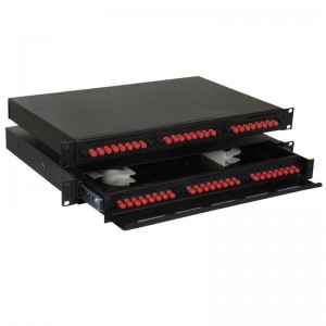 High Performance China FTTH Fiber Optic Patch Panel ODF LC 48port Fiber Optical Distribution Frame