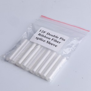 Factory Promotional 40mm 12 Core Ribbon Fiber Optic Fusion Splicing Protection Sleeve with Double Ceramics
