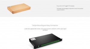 1U Rack Mount Type PLC Splitter