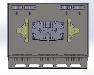 96F Rack-Mount Fiber Optic Sliding Patch Panel
