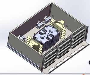 96F Rack-Mount Fiber Optic Sliding Patch Panel