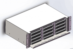96F Rack-Mount Fiber Optic Sliding Patch Panel