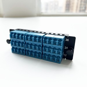 High Density 1U Rack Mount Enclosure Unloaded, Tool-less Removable Top Cover, Holds up to 4 x Cassettes or Panels, 144 Fibers (LC)