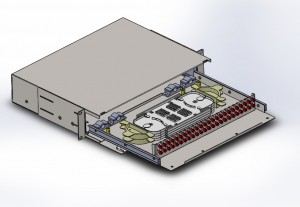 2019 New Style China 12 72 Core Ports ODF Rack Mount Optical Distribution Frame Fiber Optic Patch Panel